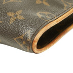 Louis Vuitton Monogram Sophie 2-Way Shoulder Bag Brown Leather — view 4