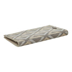 Dior CD Diamond Vertical Long Card Case Gray Beige Leather — view 5