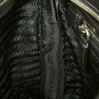 Prada Crossbody Shoulder Bag Black Leather — view 8