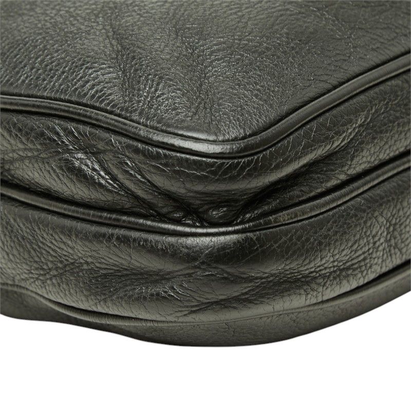 Prada Crossbody Shoulder Bag Black Leather — view 5