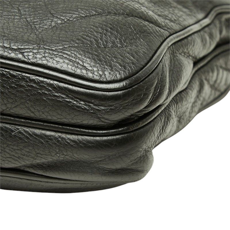Prada Crossbody Shoulder Bag Black Leather — view 4