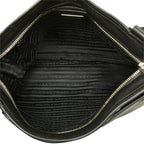 Prada Crossbody Shoulder Bag Black Leather — view 6