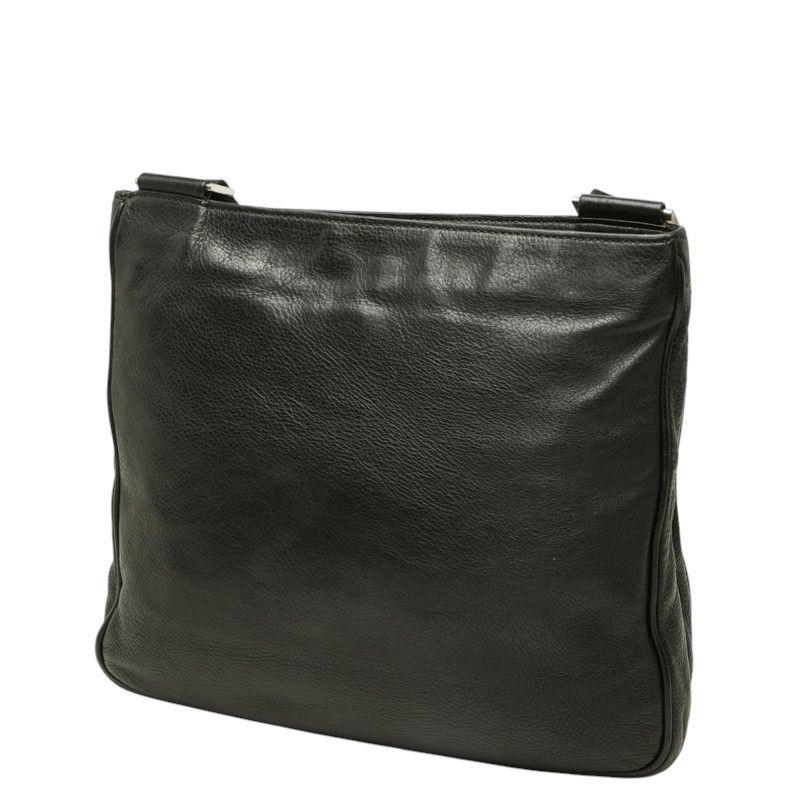 Prada Crossbody Shoulder Bag Black Leather — view 2