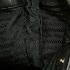 Prada Crossbody Shoulder Bag Black Leather — view 7