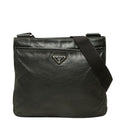Prada Crossbody Shoulder Bag Black Leather