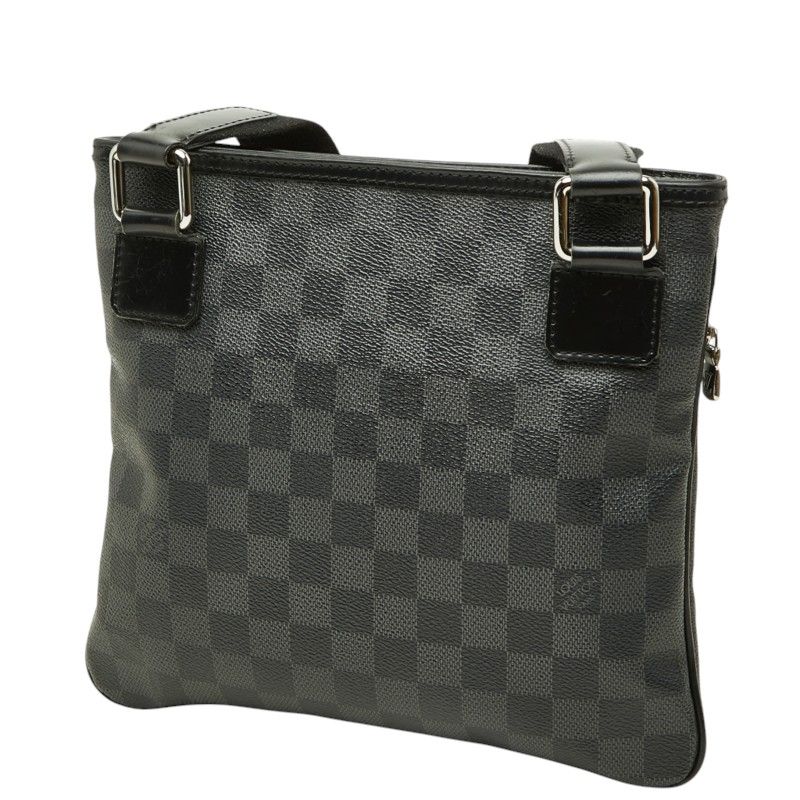 Louis Vuitton Damier Graphite Thomas Crossbody Shoulder Bag Black Leather — view 2