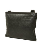 Gucci Guccissima Crossbody Shoulder Bag Dark Brown Leather — view 2