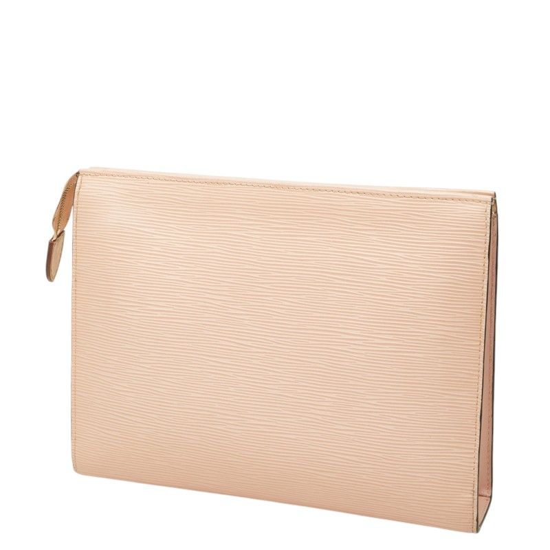Louis Vuitton Epi Poche Toile 26 Clutch Pouch Rose Ballerine Pink Leather — view 2