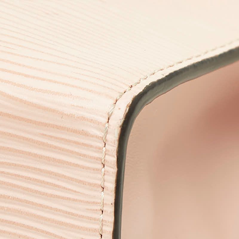 Louis Vuitton Epi Poche Toile 26 Clutch Pouch Rose Ballerine Pink Leather — view 4
