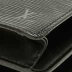 Louis Vuitton Epi Concorde Handbag Top Handle Noir Black Leather — view 4