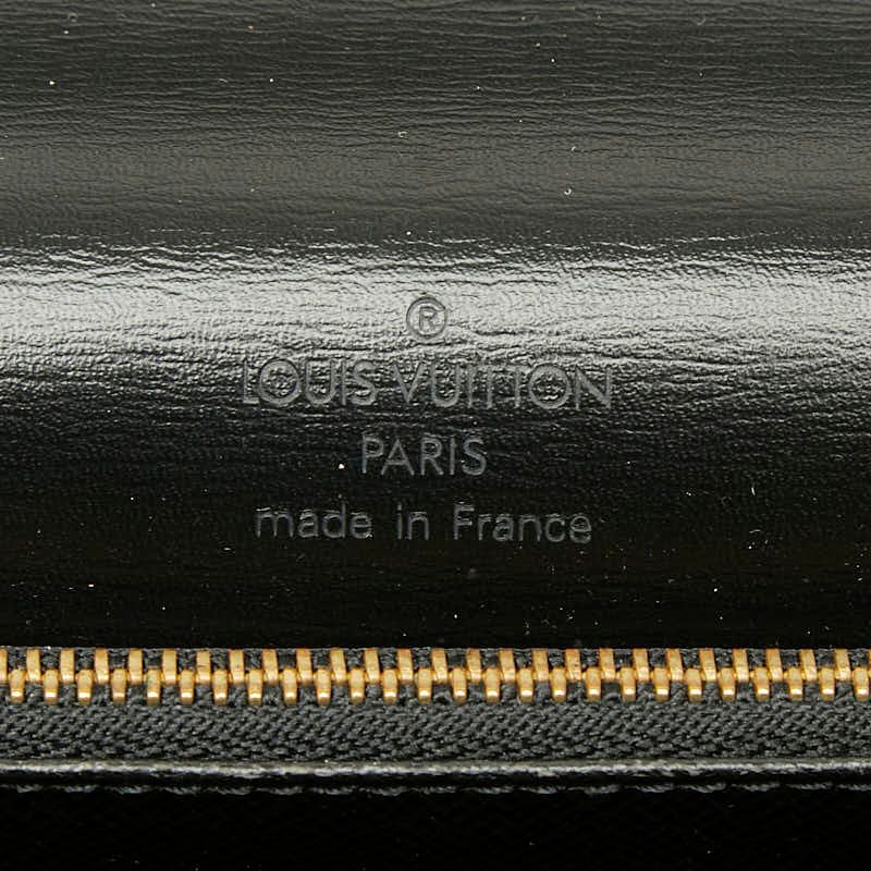 Louis Vuitton Epi Concorde Handbag Top Handle Noir Black Leather — view 8
