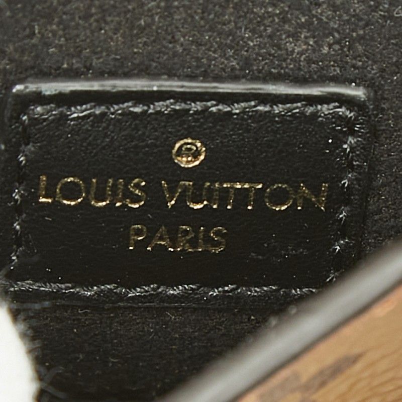 Louis Vuitton Monogram Bracelet Party Dauphine Airpods Case Brown Leather — view 4