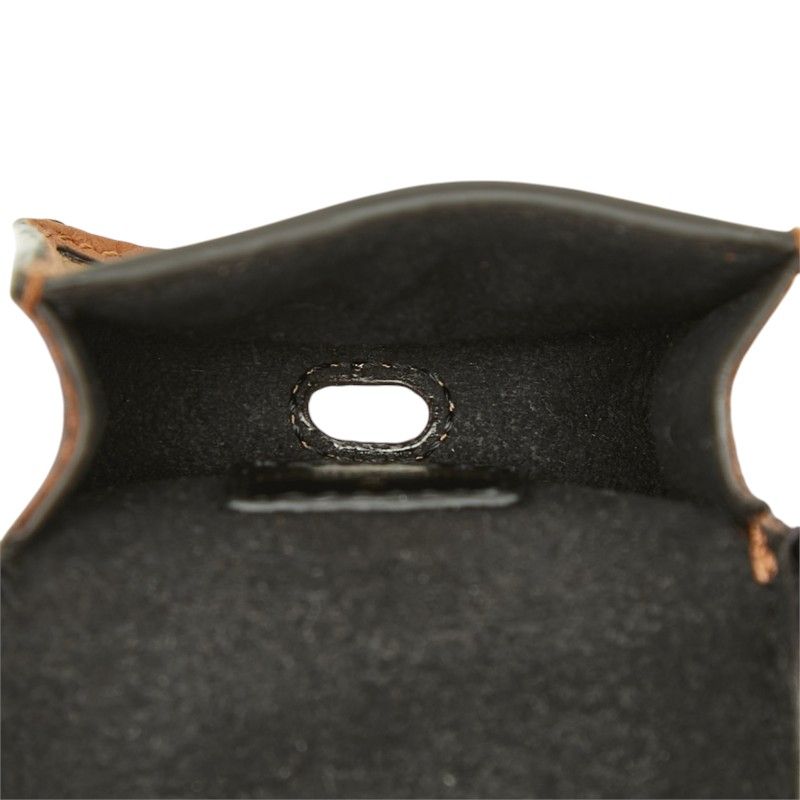 Louis Vuitton Monogram Bracelet Party Dauphine Airpods Case Brown Leather — view 5