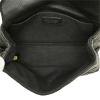 Chanel Uniform 2.55 Quilted Pouch Black Silver Leather — view 8