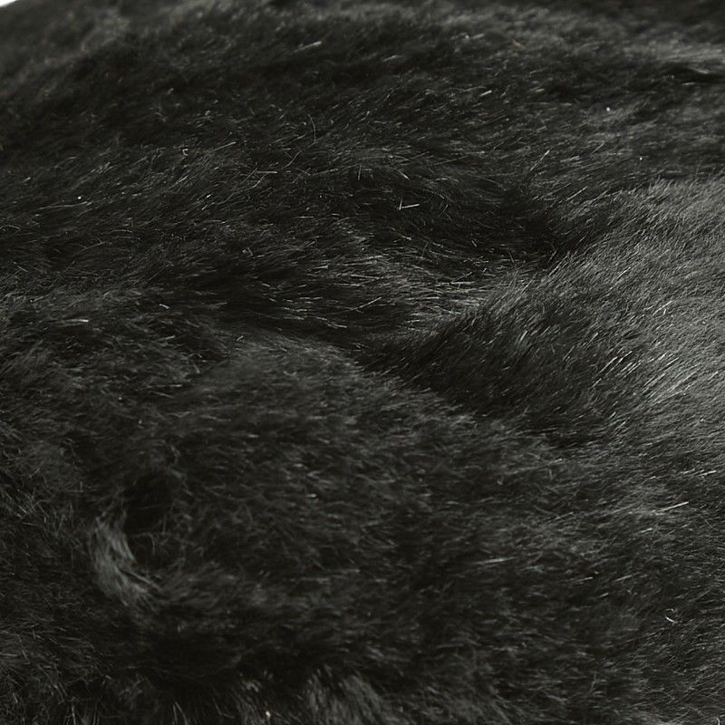 Fendi Mamma Bucket Shoulder Bag Black Fur Leather — view 7
