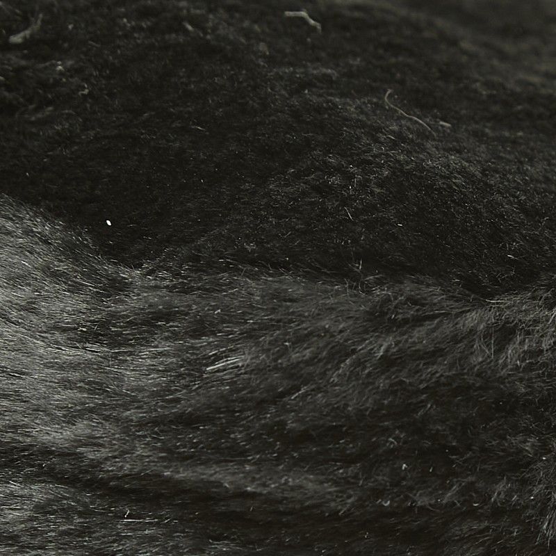 Fendi Mamma Bucket Shoulder Bag Black Fur Leather — view 6
