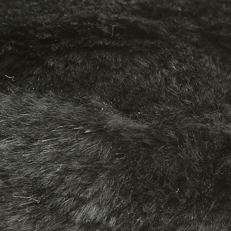 Fendi Mamma Bucket Shoulder Bag Black Fur Leather — view 4