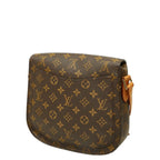 Louis Vuitton Monogram Saint-cloud GM Crossbody Shoulder Bag Brown Leather — view 2