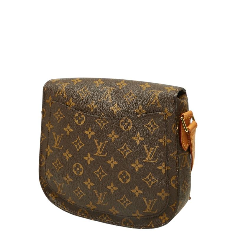 Louis Vuitton Monogram Saint-cloud GM Crossbody Shoulder Bag Brown Leather — view 2