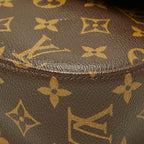Louis Vuitton Monogram Saint-cloud GM Crossbody Shoulder Bag Brown Leather — view 4