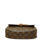 Louis Vuitton Monogram Saint-cloud GM Crossbody Shoulder Bag Brown Leather — view 3