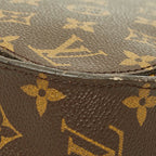Louis Vuitton Monogram Saint-cloud GM Crossbody Shoulder Bag Brown Leather — view 6