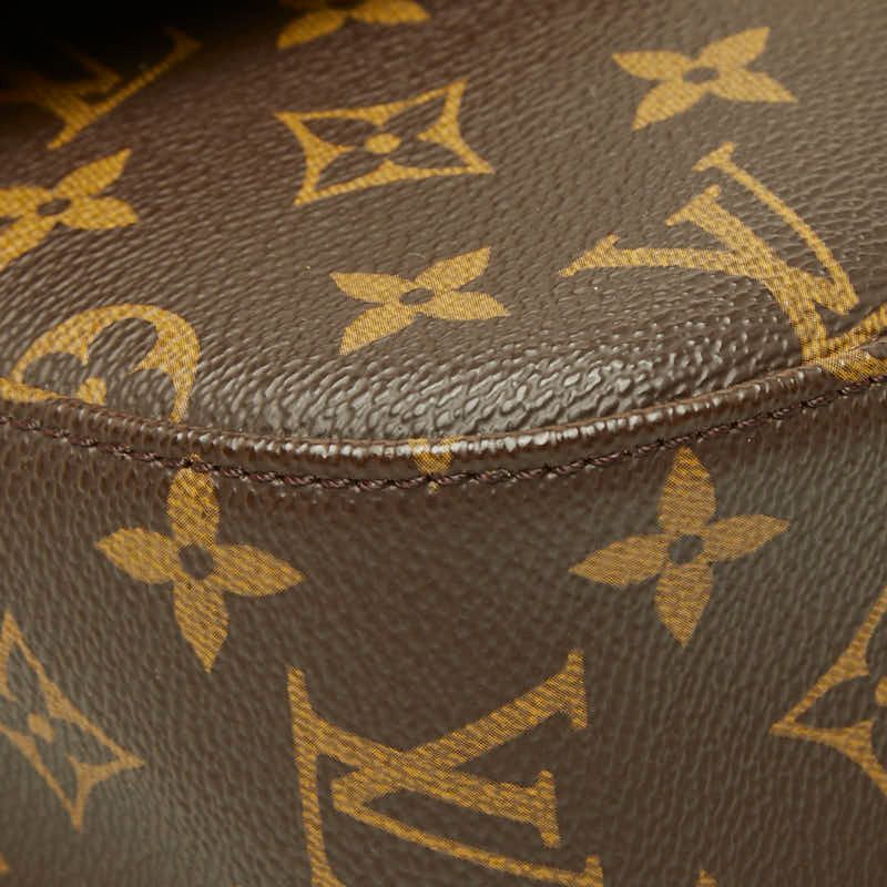Louis Vuitton Monogram Saint-cloud GM Crossbody Shoulder Bag Brown Leather — view 5