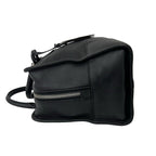 Loewe Amazona 36 Anagram Logo Stamp Leather 2-Way Shoulder Bag Black — view 5