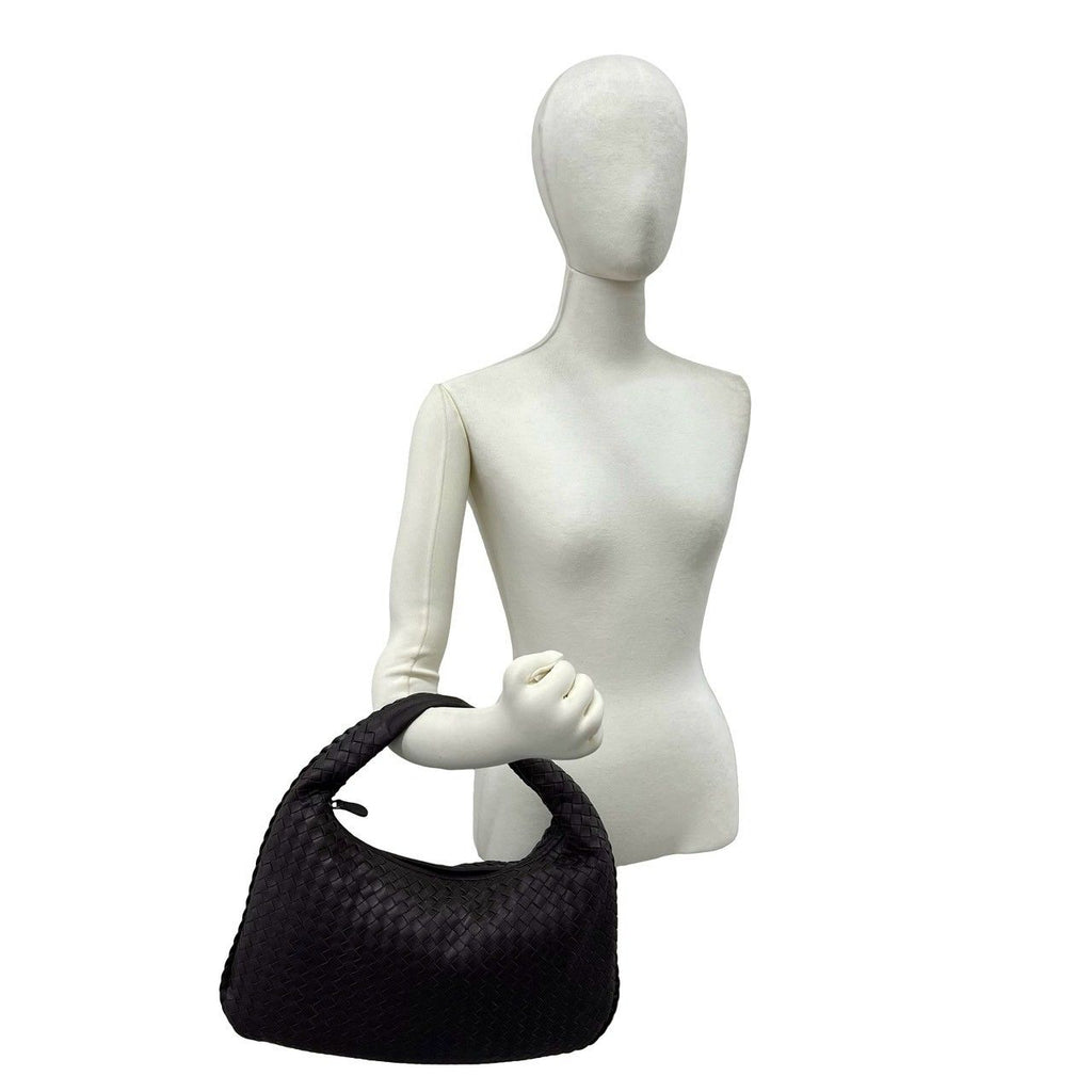 Bottega Veneta Intrecciato Leather Shoulder Bag Brown — view 2