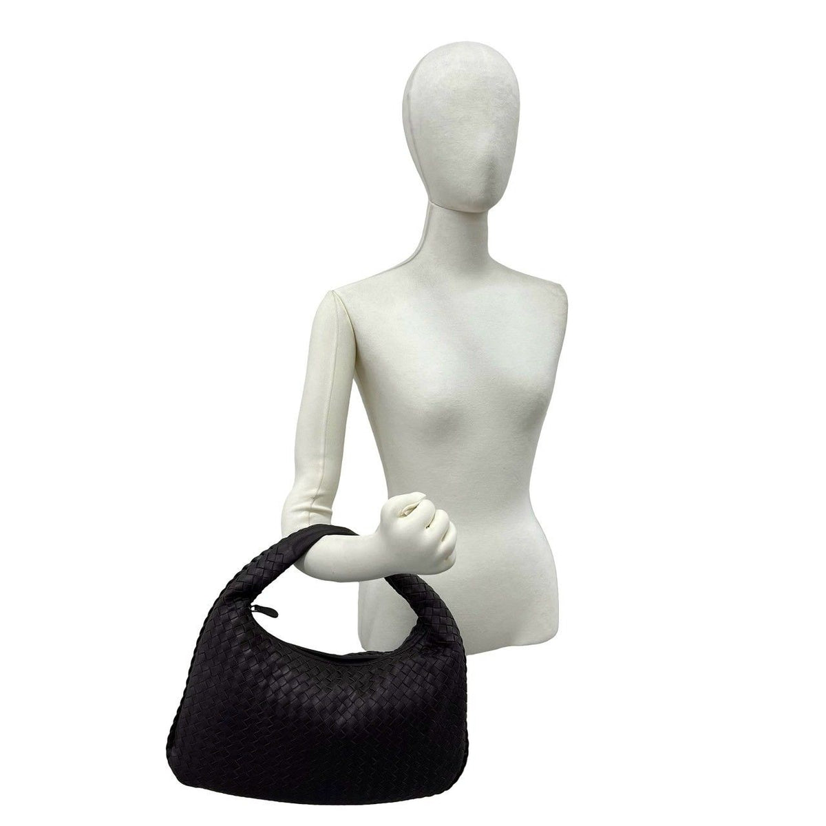 Bottega Veneta Intrecciato Leather Shoulder Bag Brown — view 2