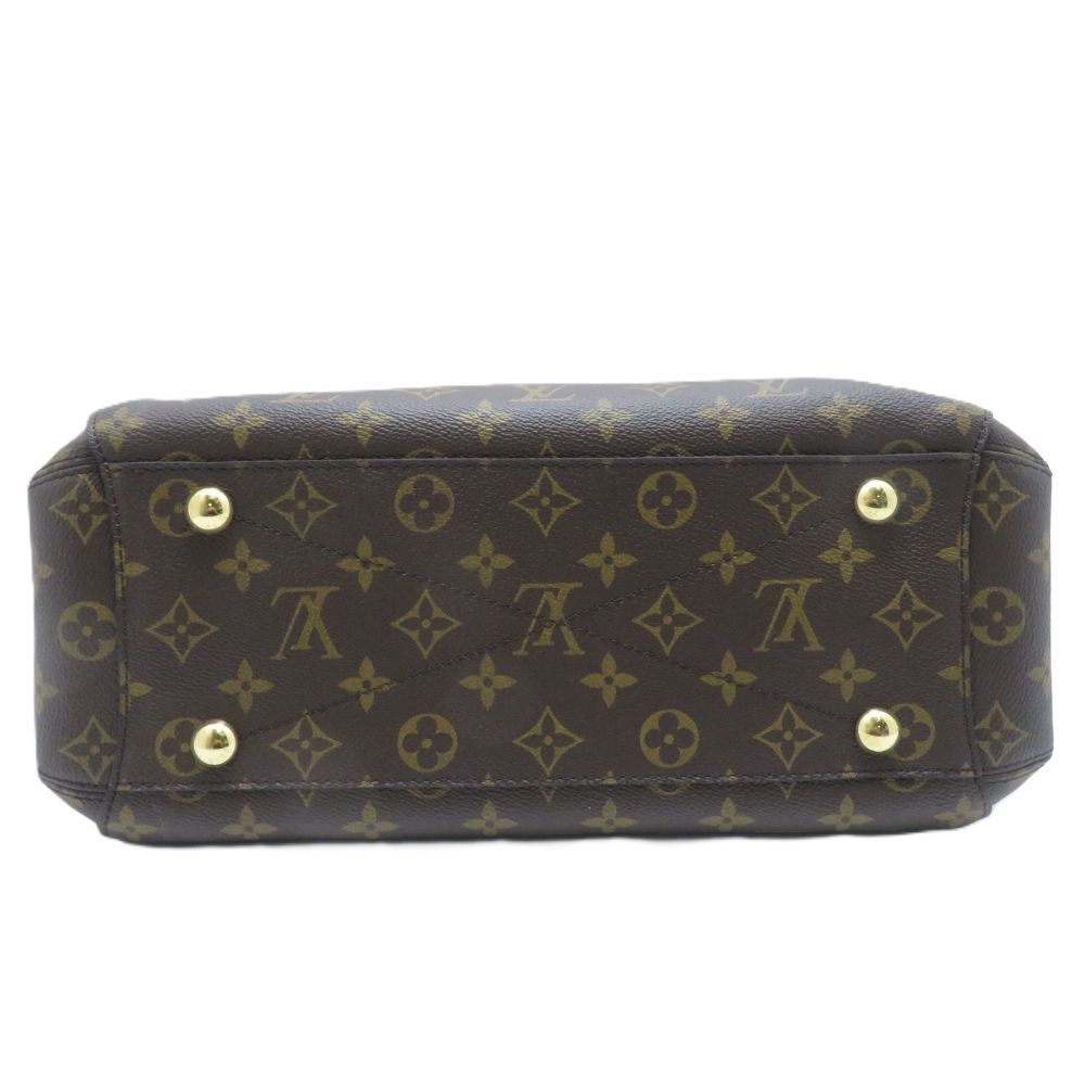 Louis Vuitton Montaigne MM Monogram Shoulder Bag Canvas Brown — view 3
