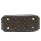 Louis Vuitton Montaigne MM Monogram Shoulder Bag Canvas Brown — view 3