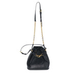 Dior C'est Medium CD Embossed Calfskin Shoulder Bag Black — view 2