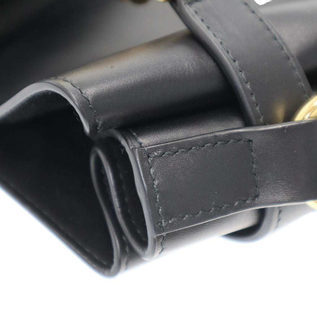 Dior C'est Medium CD Embossed Calfskin Shoulder Bag Black — view 8