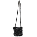 Chanel 22 Mini Denim Hand Bag Shoulder Handbag Black — view 2