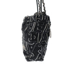 Chanel 22 Mini Denim Hand Bag Shoulder Handbag Black — view 3