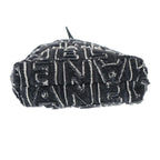 Chanel 22 Mini Denim Hand Bag Shoulder Handbag Black — view 4