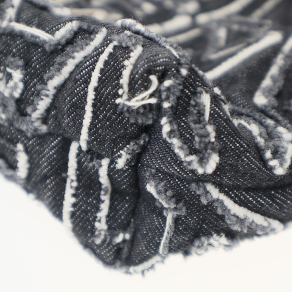 Chanel 22 Mini Denim Hand Bag Shoulder Handbag Black — view 8