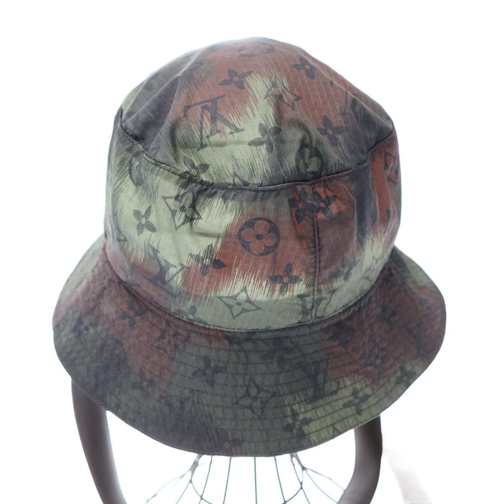 Louis Vuitton Bonnet Ikat Bucket Hat Khaki 58 — view 4