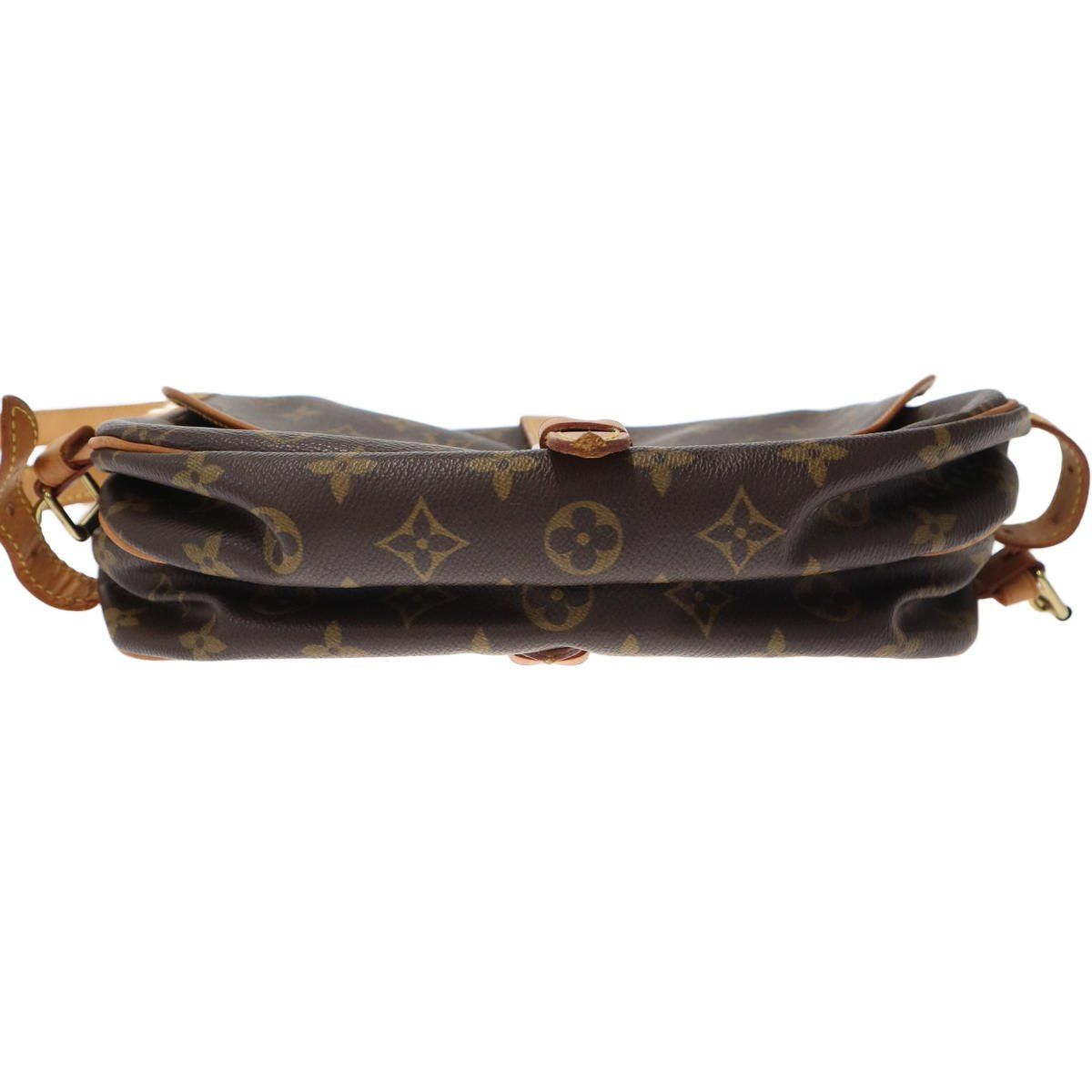 Louis Vuitton Saumur 30 Monogram Shoulder Bag Brown — view 4