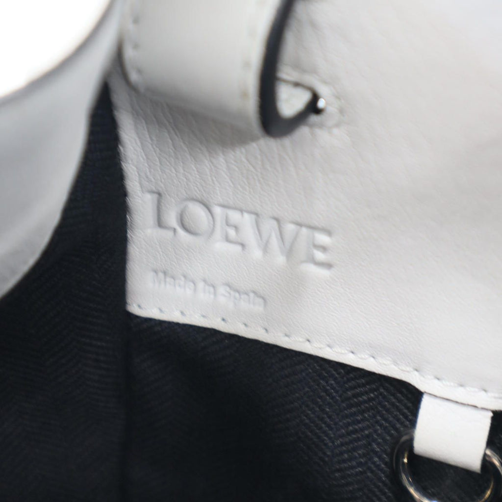 Loewe Hammpck Small Hammock Small Shoulder Bag White — view 5