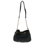 Dior Macro Cannage Ami Small Ami Chain Shoulder Bag Black — view 2