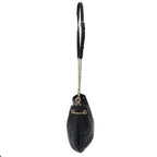 Dior Macro Cannage Ami Small Ami Chain Shoulder Bag Black — view 3