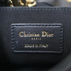 Dior Macro Cannage Ami Small Ami Chain Shoulder Bag Black — view 5