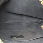 Dior Macro Cannage Ami Small Ami Chain Shoulder Bag Black — view 6