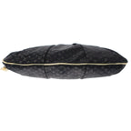 Louis Vuitton Monogram Satin Kiss Lock Chain Bag Black — view 4