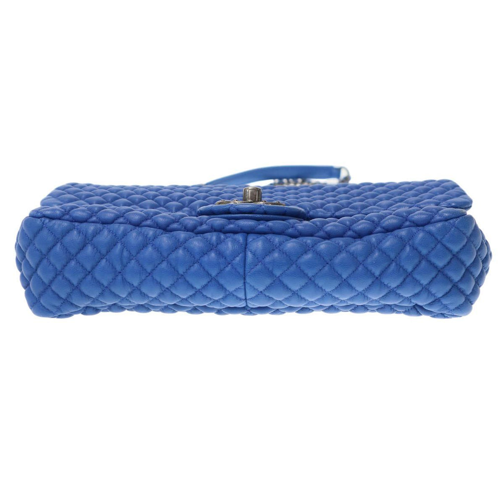 Chanel Micro Quilted Shoulder Bag Blue — view 4