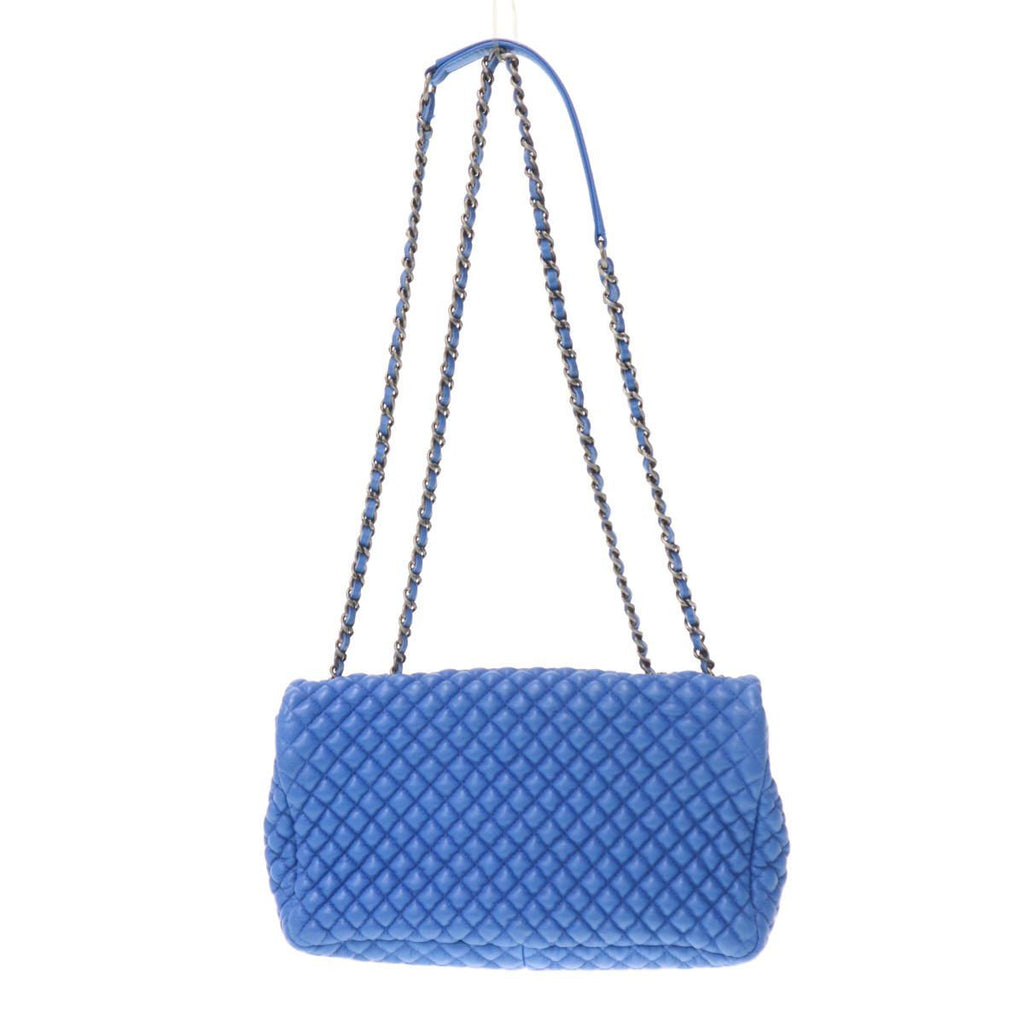 Chanel Micro Quilted Shoulder Bag Blue — view 2