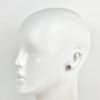 Hermes Cage D'h Cube Earrings 925 Sterling Silver Pink — view 5
