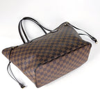Louis Vuitton Neverfull MM Tote Shoulder Bag Damier Brown — view 2